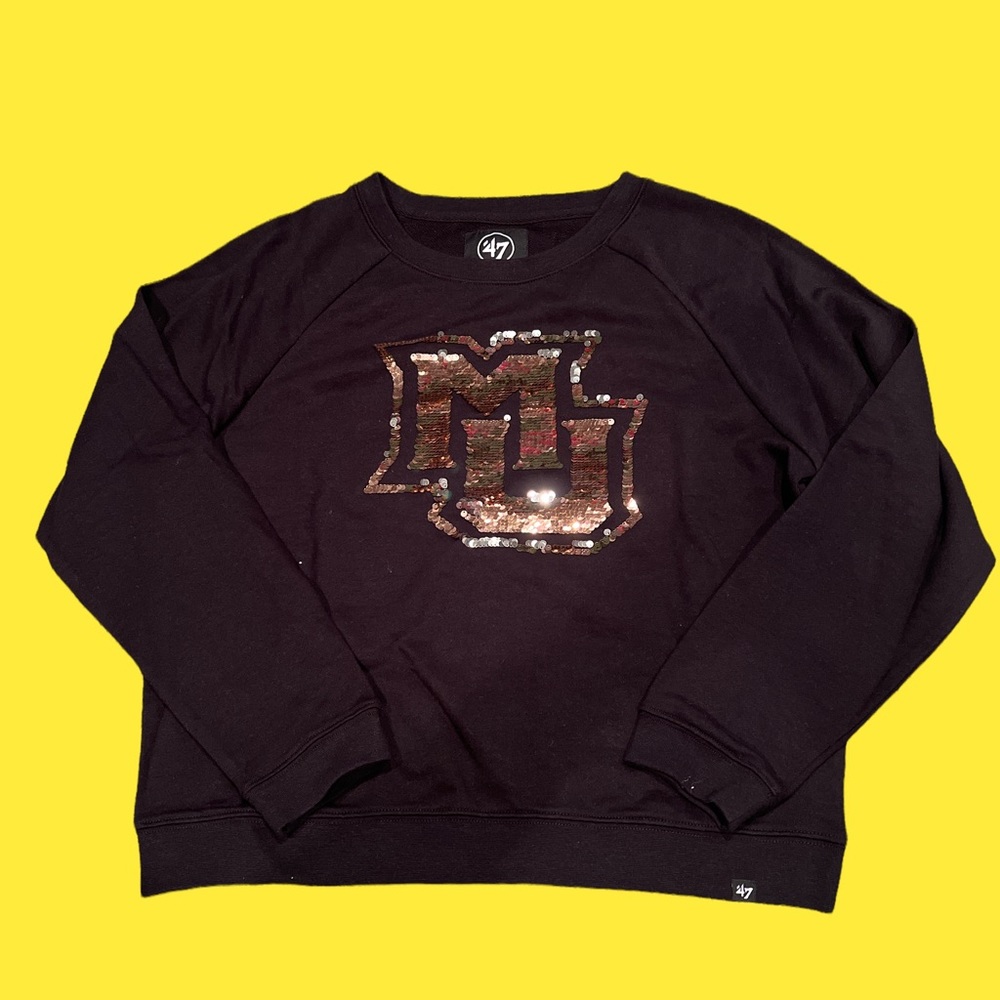 NEW Marquette University Sequined Sweatshirt Small